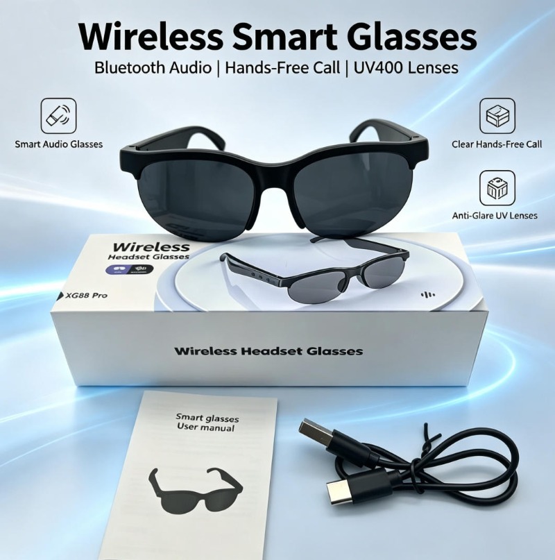 Smart Glasses Bluetooth Call M - đánh giá và giá Smart Glasses Lens