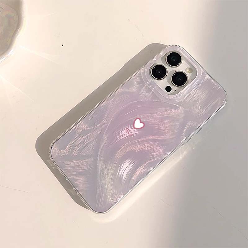 Simple Gradient Pink Heart Cas - đánh giá và giá Samsung Galaxy A55