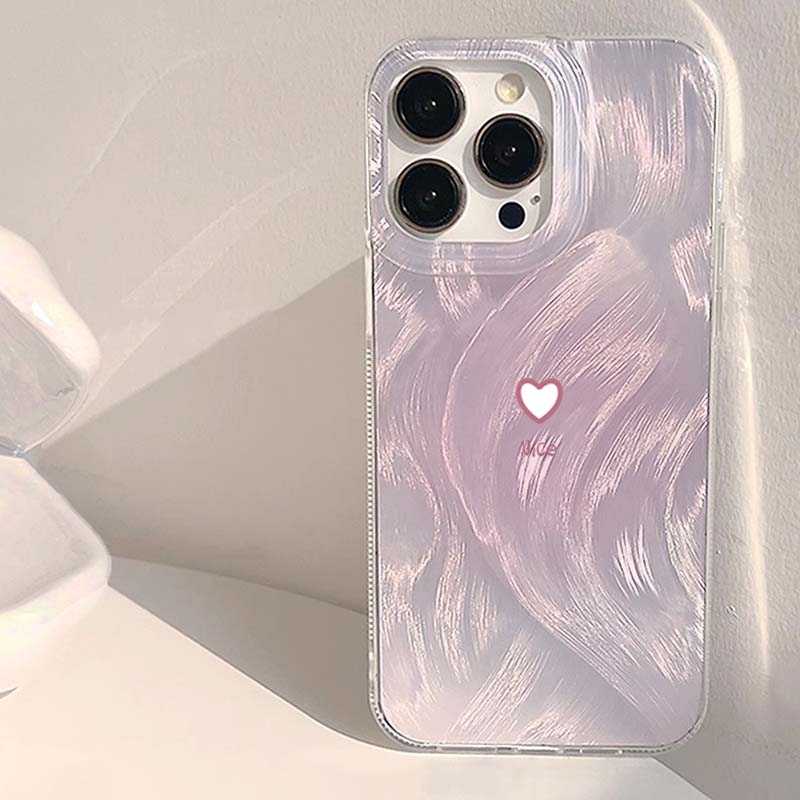 Simple Gradient Pink Heart Cas - đánh giá và giá Samsung Galaxy A55
